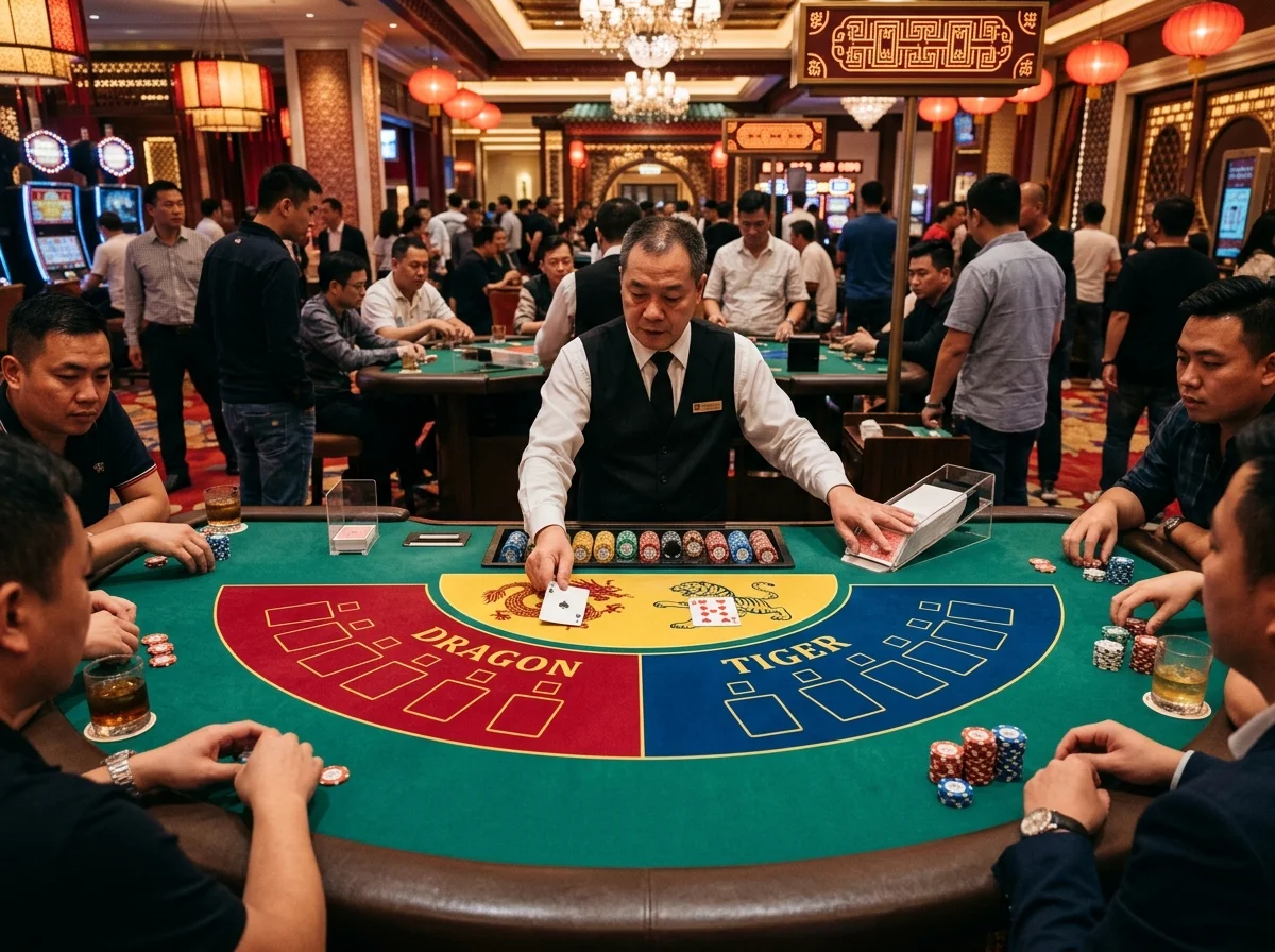 Dragon Tiger sur Magius Casino
